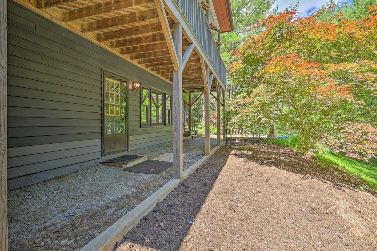 Boone Hideaway With Deck, Grill And Forest Views! Villa Bagian luar foto