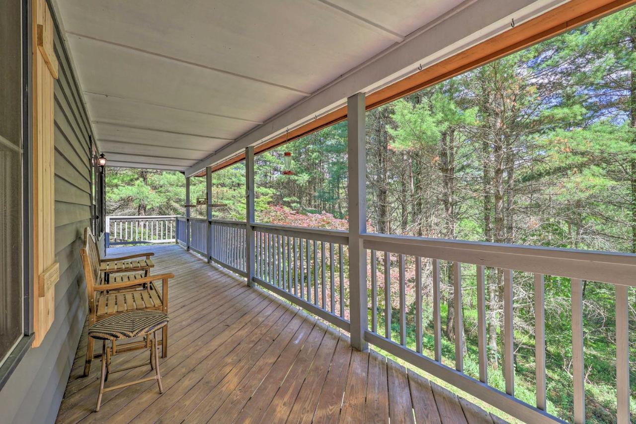 Boone Hideaway With Deck, Grill And Forest Views! Villa Bagian luar foto